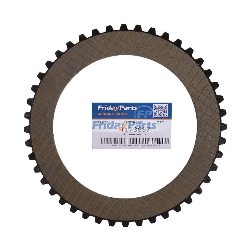 Friction Disc T173637 for John Deere Engine 4045 6068 6081 6090 Loader 444H 524K 544K 624J 644H 724K TC44H TC62H