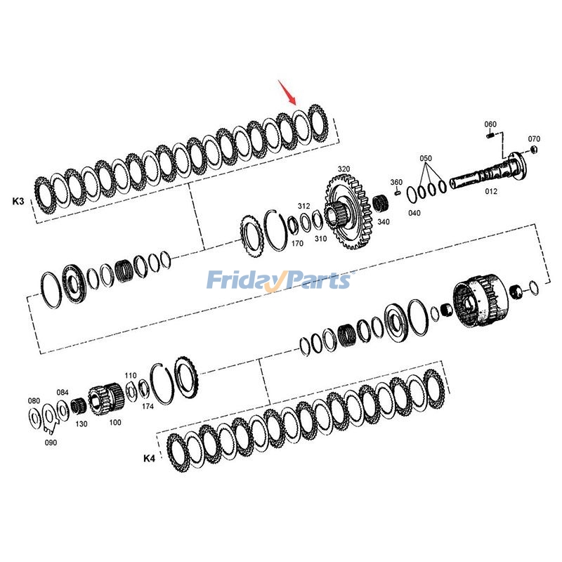 Frictional Disc Transmission Gearbox in Stock in China