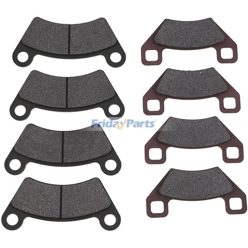 Jeu complet de plaquettes de frein avant et arrière pour buggy homologué pour la route de FridayParts