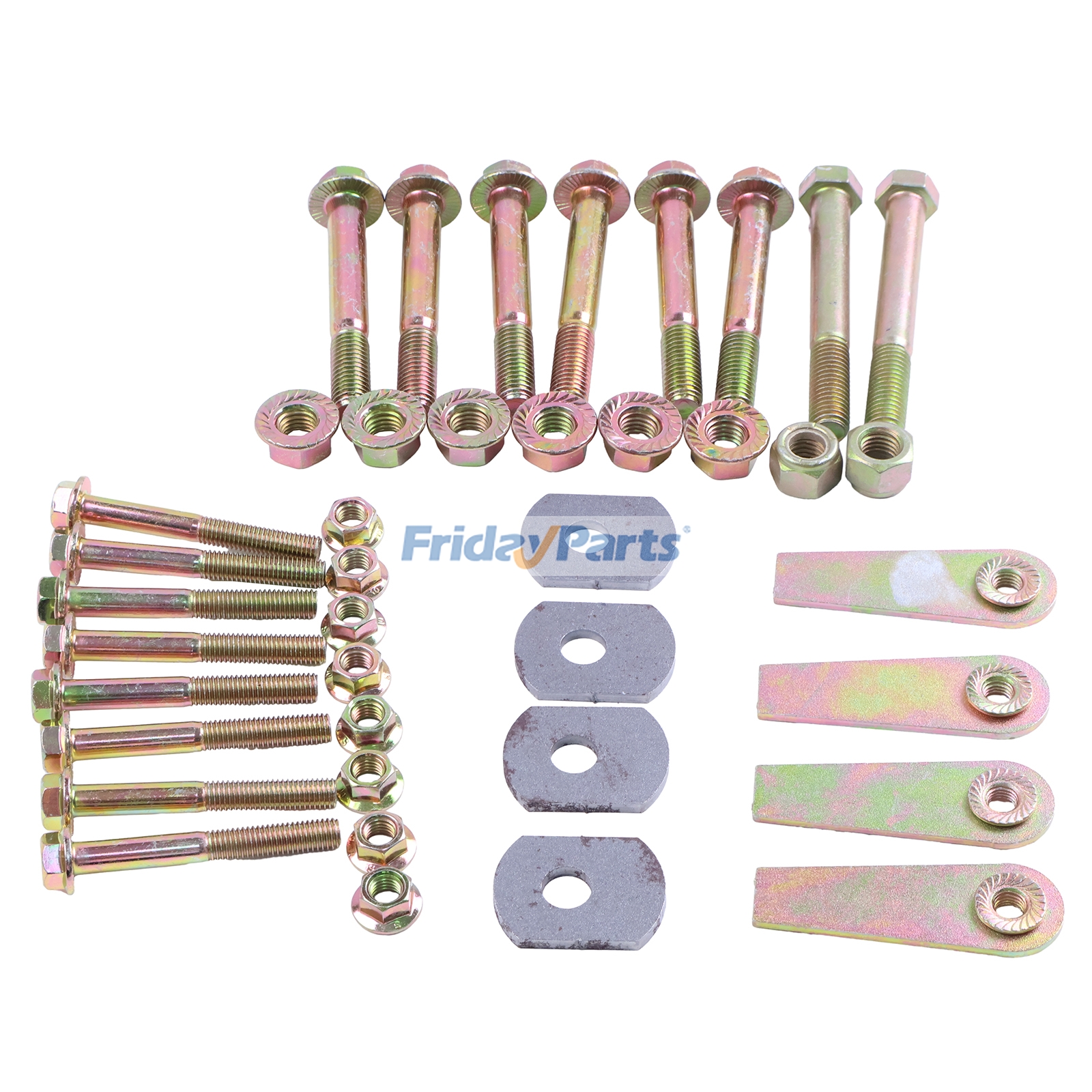 Front And Rear Control Arm Bolt Kit for Jeep Wrangler TJ LJ 1997-2006