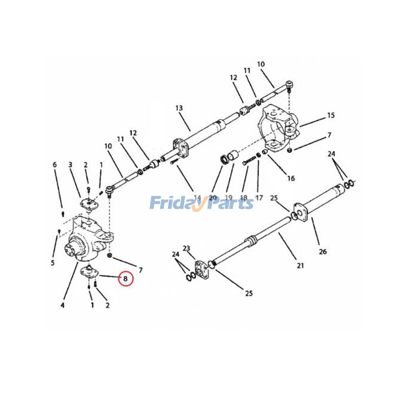 Parte para Pala cargadora