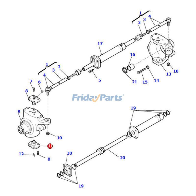 Parte para Pala cargadora
