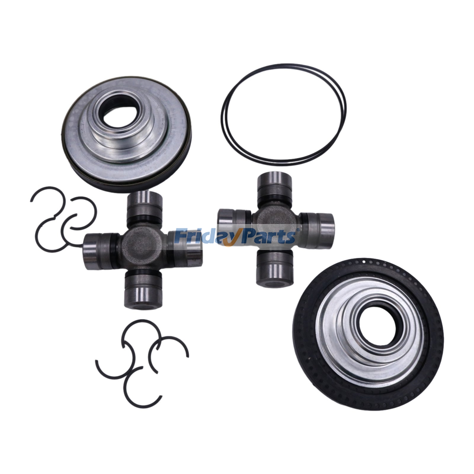 Front Axle Seal & Greaseable U Joint Kit for Ford F250 F350 Super Duty 2014-2019