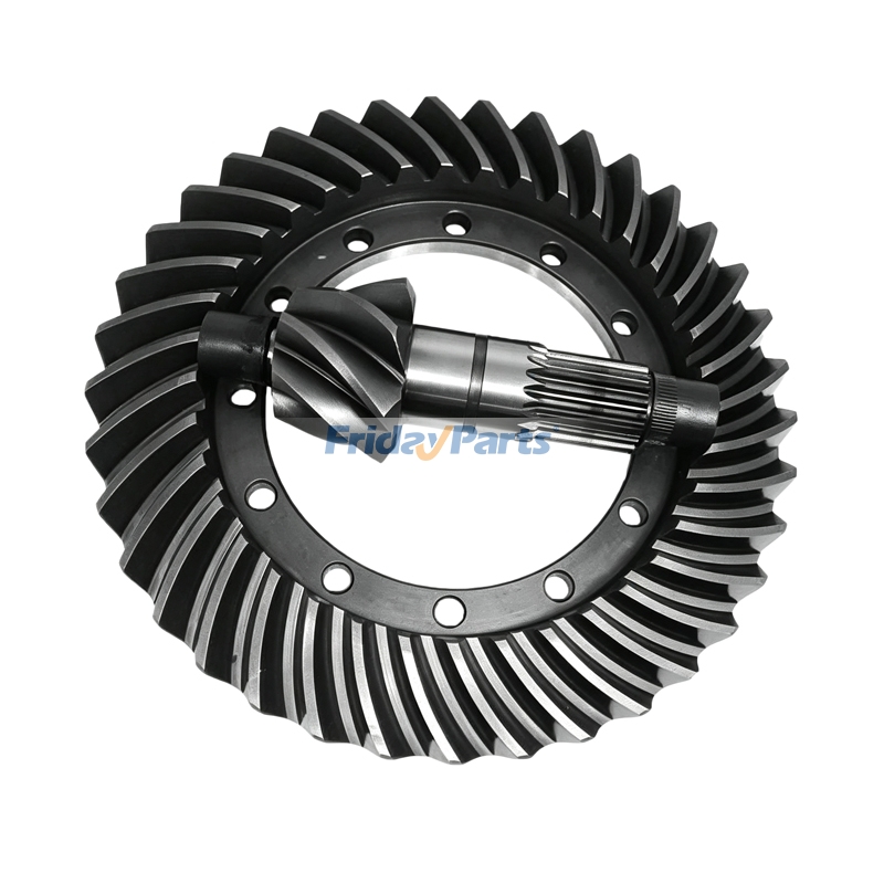 Engranaje cónico espiral del eje delantero 860115585 para cargadora XCMG LW300FN LW300KN LW321F ZL30H LW300KV ZL30G ZL30BR LW300F para Pala cargadora