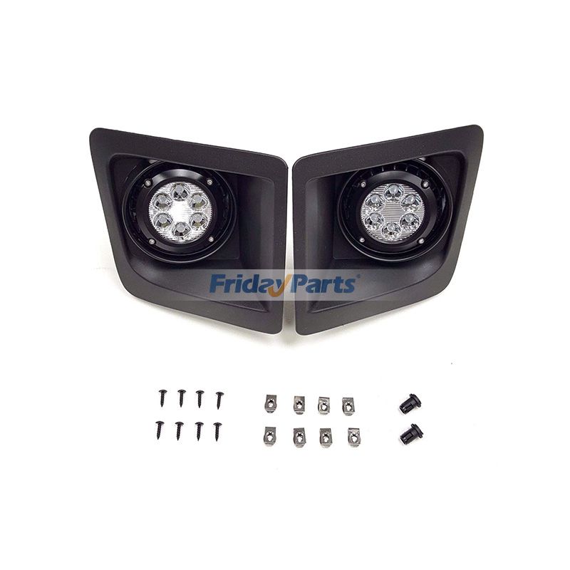 Front Bumper Clear Fog Light Set 22902335 22902334 for GMC Sierra 1500 4.3L V6 5.3L 6.2L V8 2014-2015