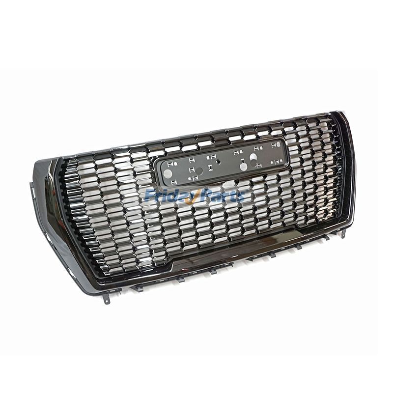 FridayParts Kühlergrill für die Frontstoßstange in glänzendem Schwarz für GMC Yukon XL DL-Style 2021-2022
