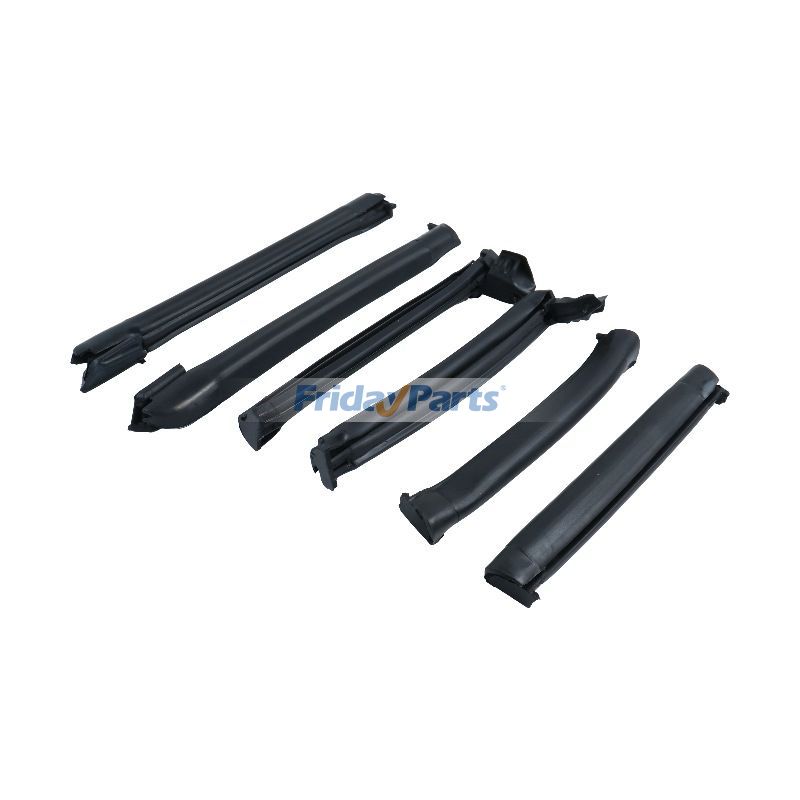 Vehicle Front Center Rail Rubber Weatherstrip Kit