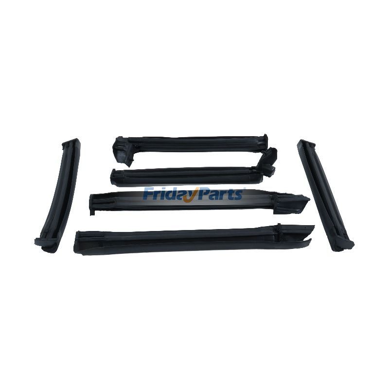 FridayParts Front Center Rail Rubber Weatherstrip Kit