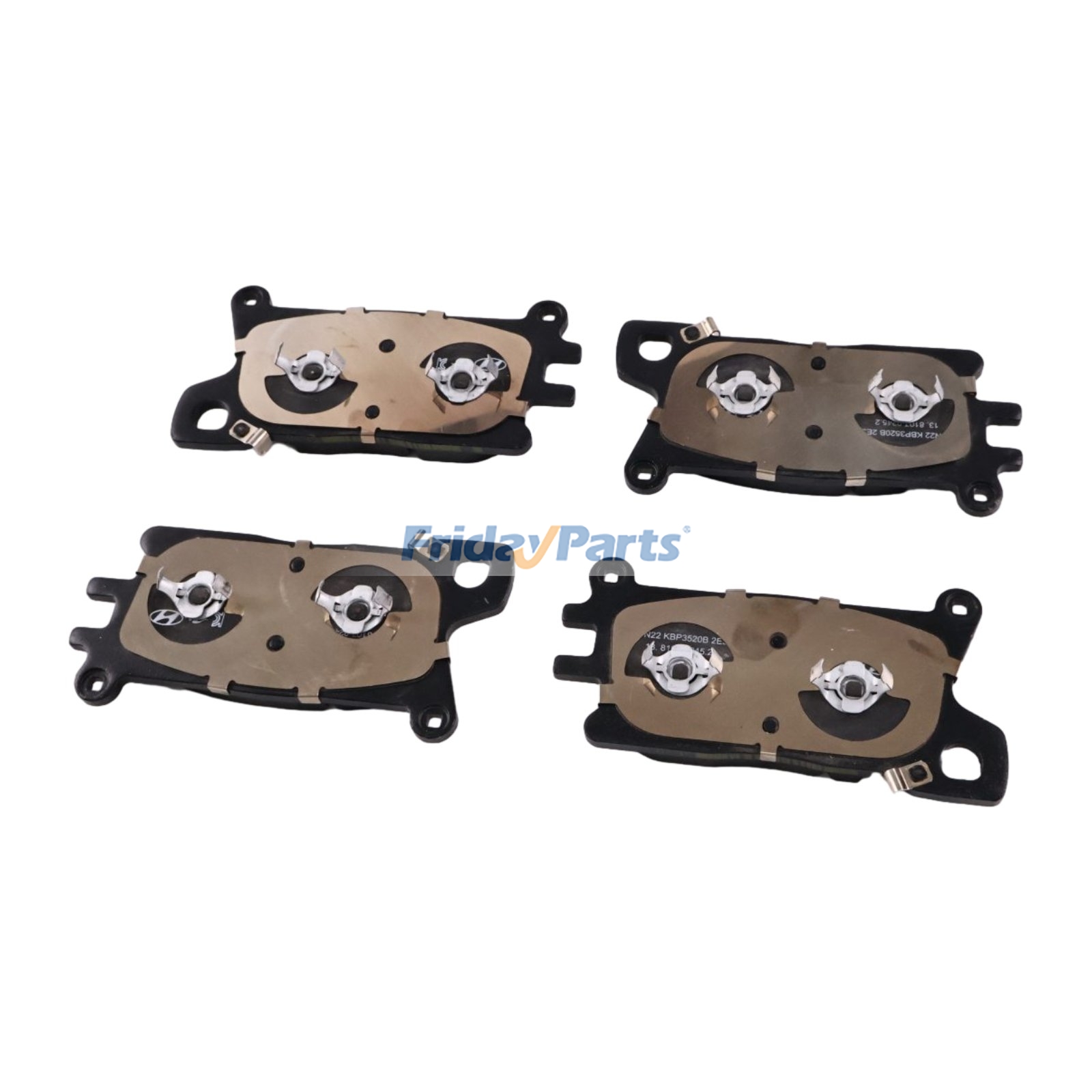 Front Disc Brake Pad Kit 58101-T6A30 for Hyundai Genesis GV80 Coupe 2021-2026