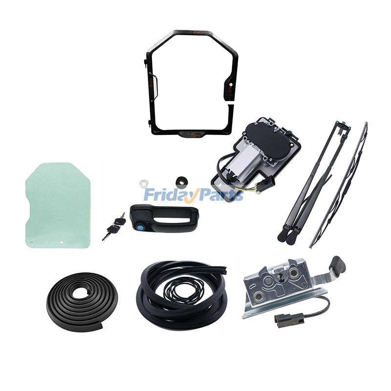 Front Door and Window Assembly Kit 7109665 6729776 7109661 for Bobcat 751 753 763 773 863 873 A220 A300 S100 S130 S150 S160 S175 S185 S205 S220 S250