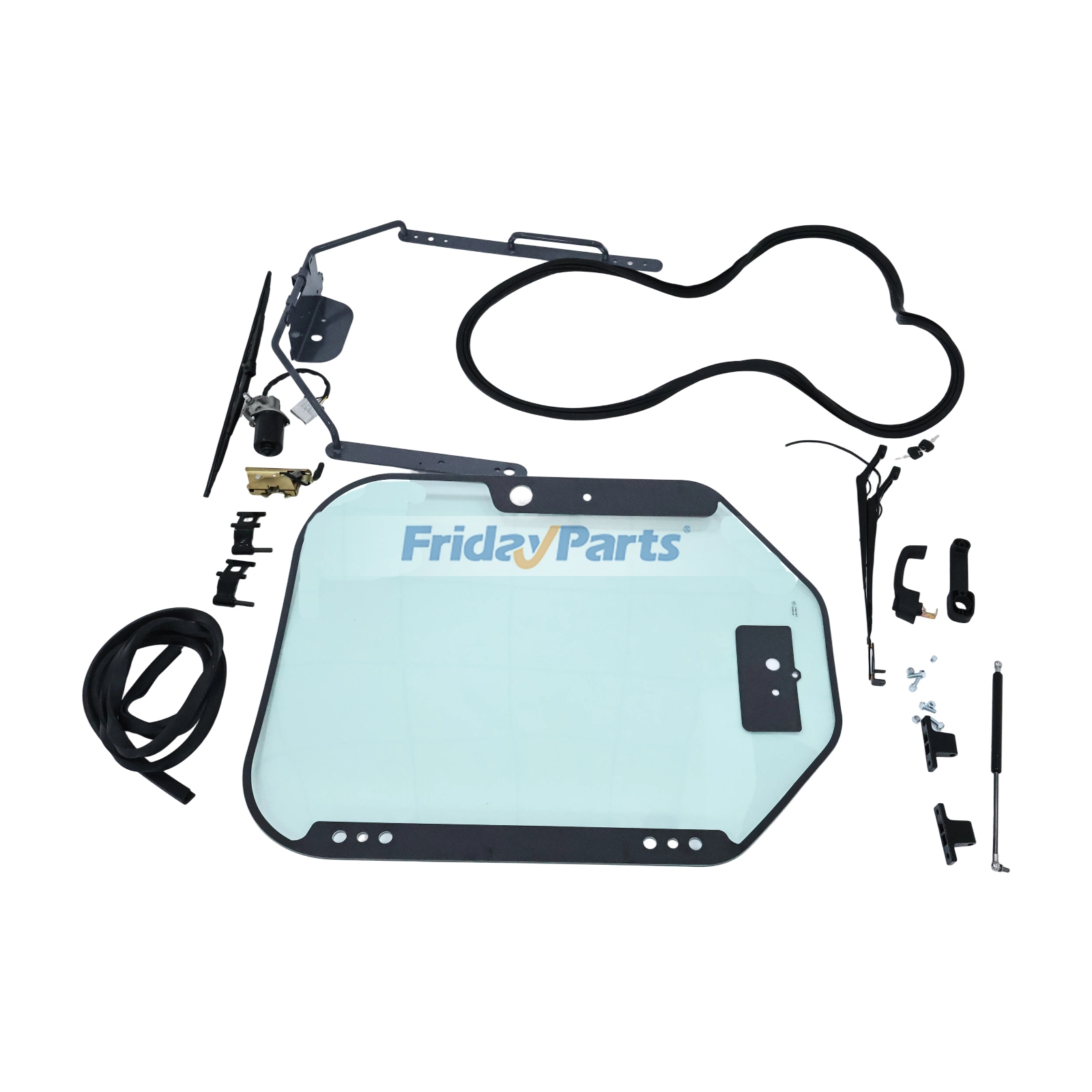 Front Door Glass Kit 7120402 7120401 for Bobcat Loader S450 S510 S530 S550 S630 T650