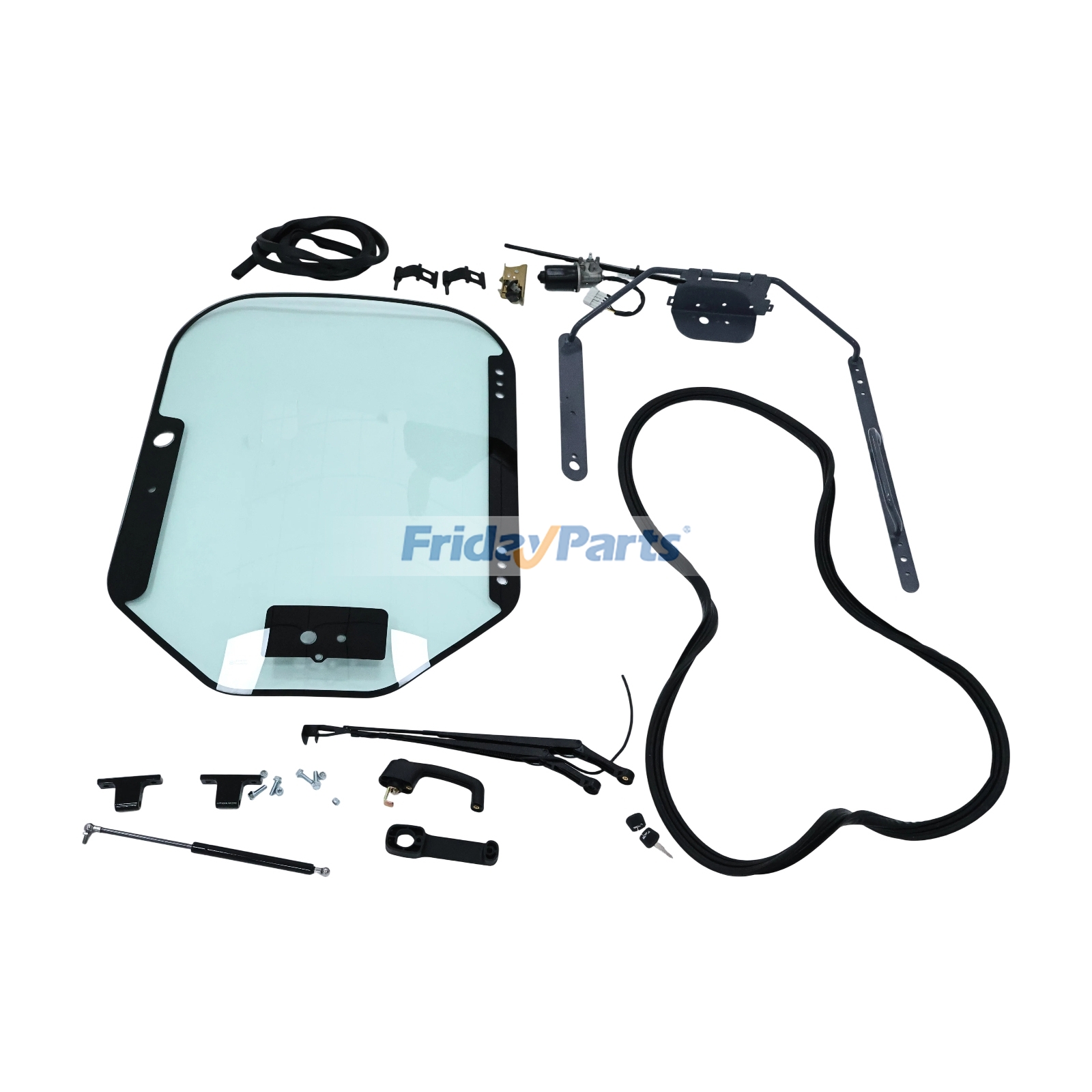 FridayParts Front Door Glass Kit