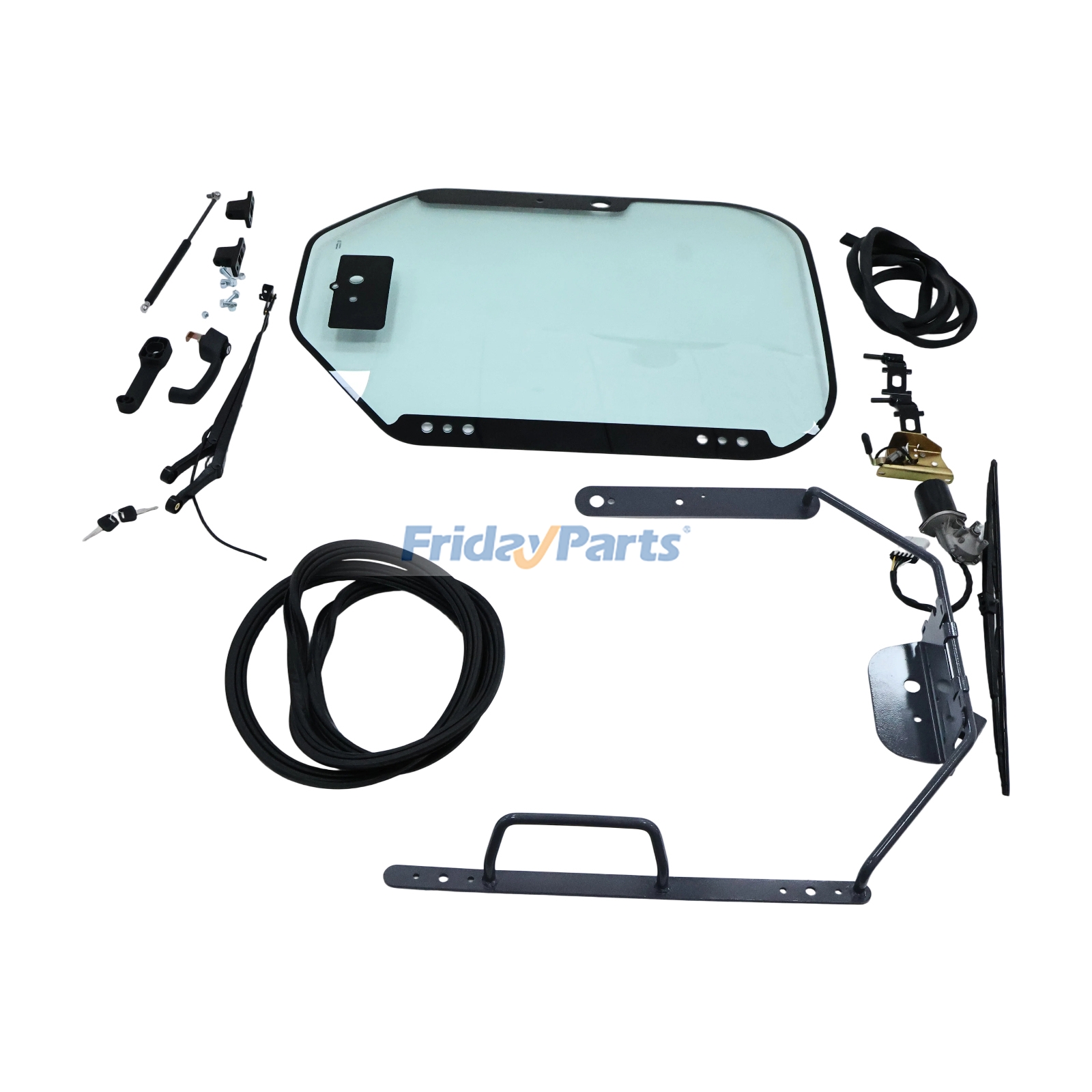 Front Door Glass Kit 7120402 7120401 for Bobcat Loader S450 S510 S530 S550 S630 T650