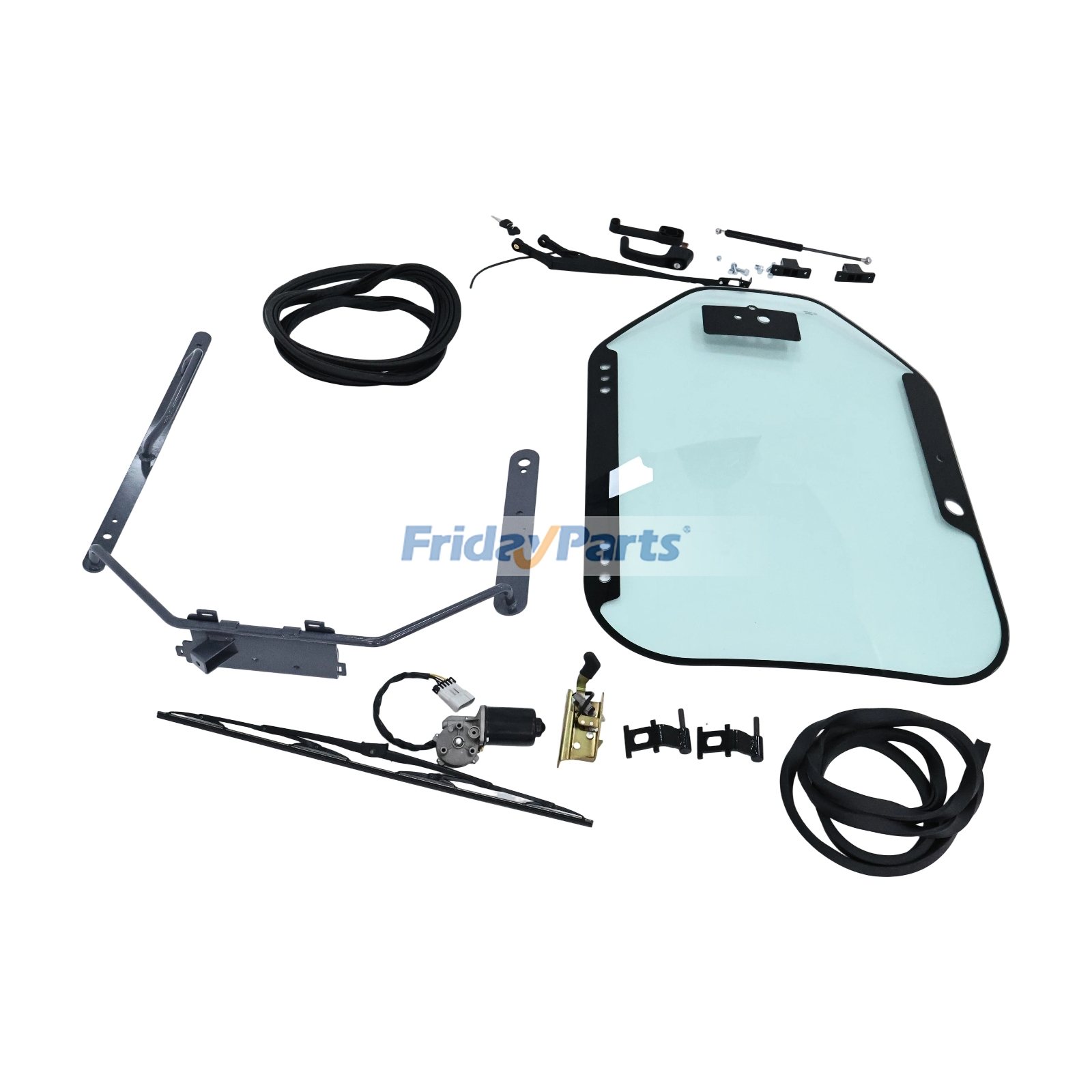 Front Door Glass Kit For BOBCAT