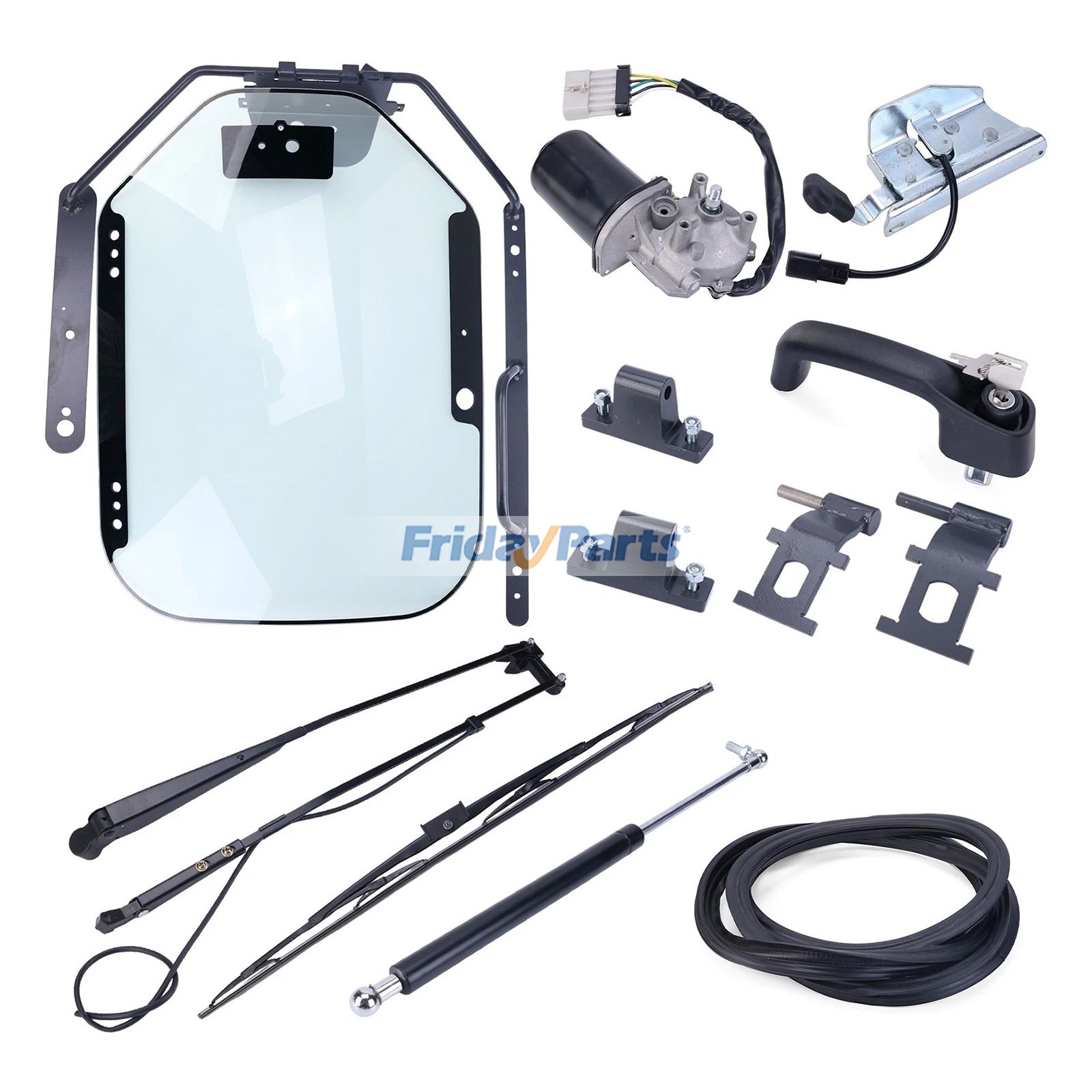 Front Door Glass Kit 7120402 7120401 for Bobcat Loader S450 S510 S530 S550 S630 T650