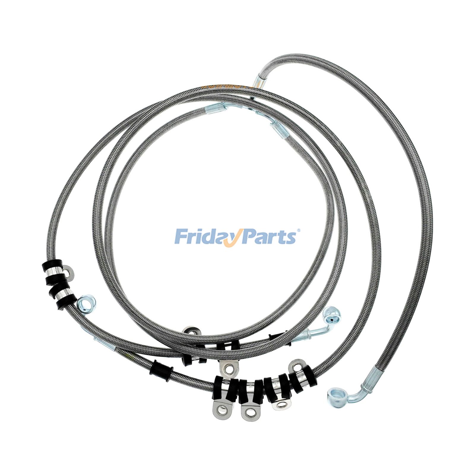 Front Flexible Brake Hose 705601495 for Can-Am 72'' Maverick X3 Turbo 2017-2023