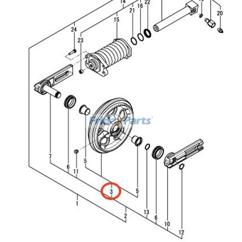 Front Idler for Engine,Excavator