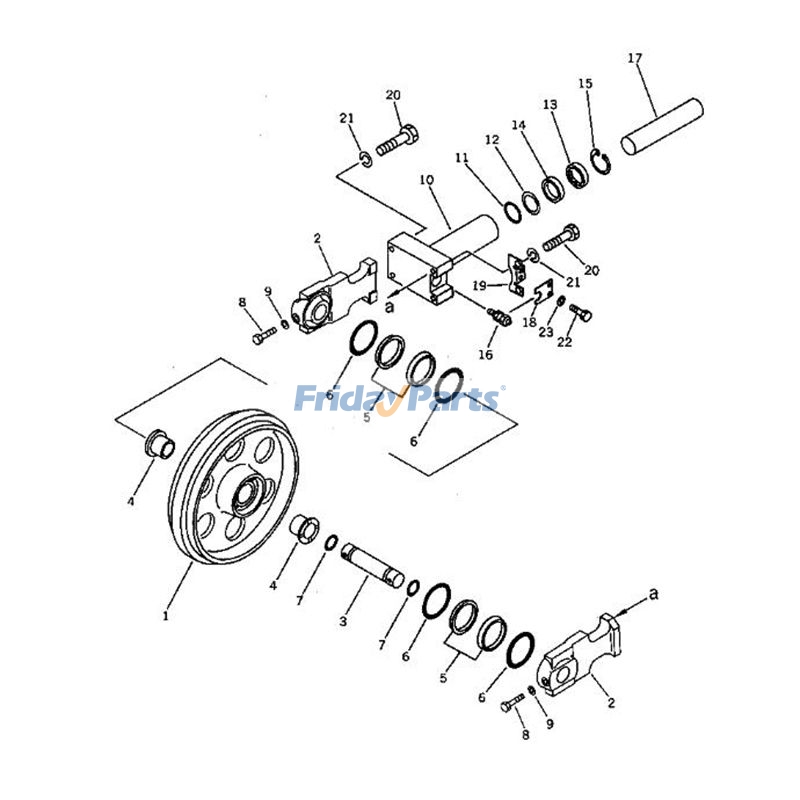 Front Idler for Excavator