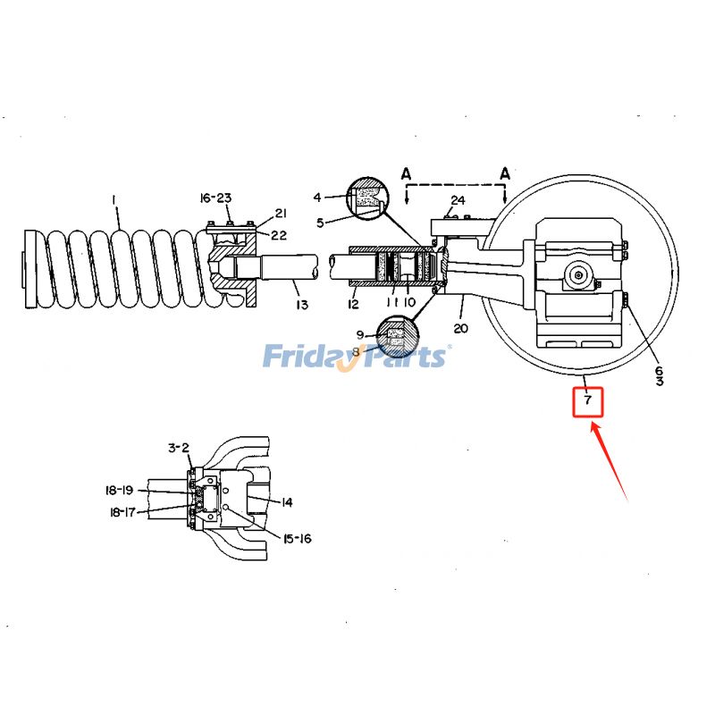 Front Idlererpillar CAT for Excavator