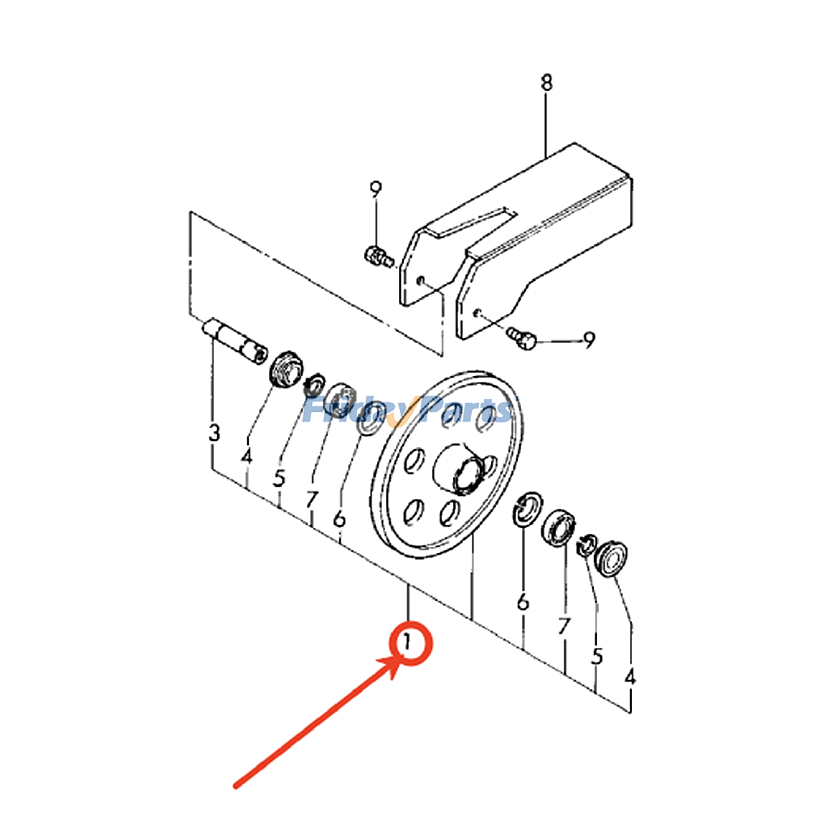 Front Idler  for Loader