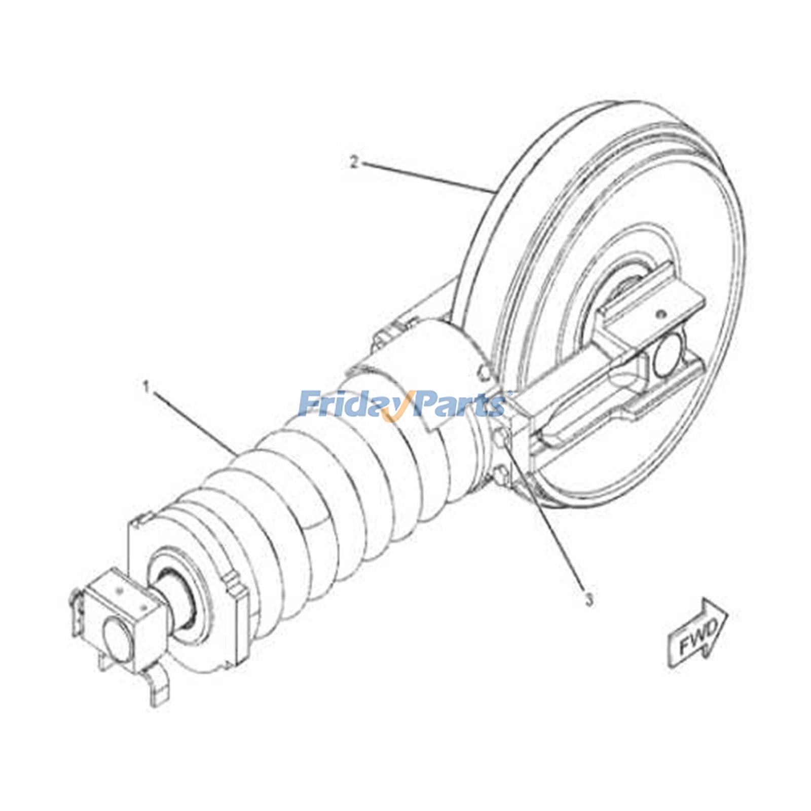 Front Idler Group for Engine,Excavator