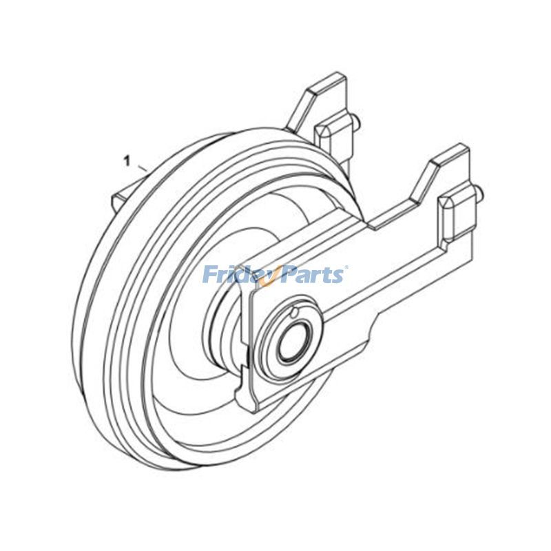 Excavator,Loader Front Idler Roller