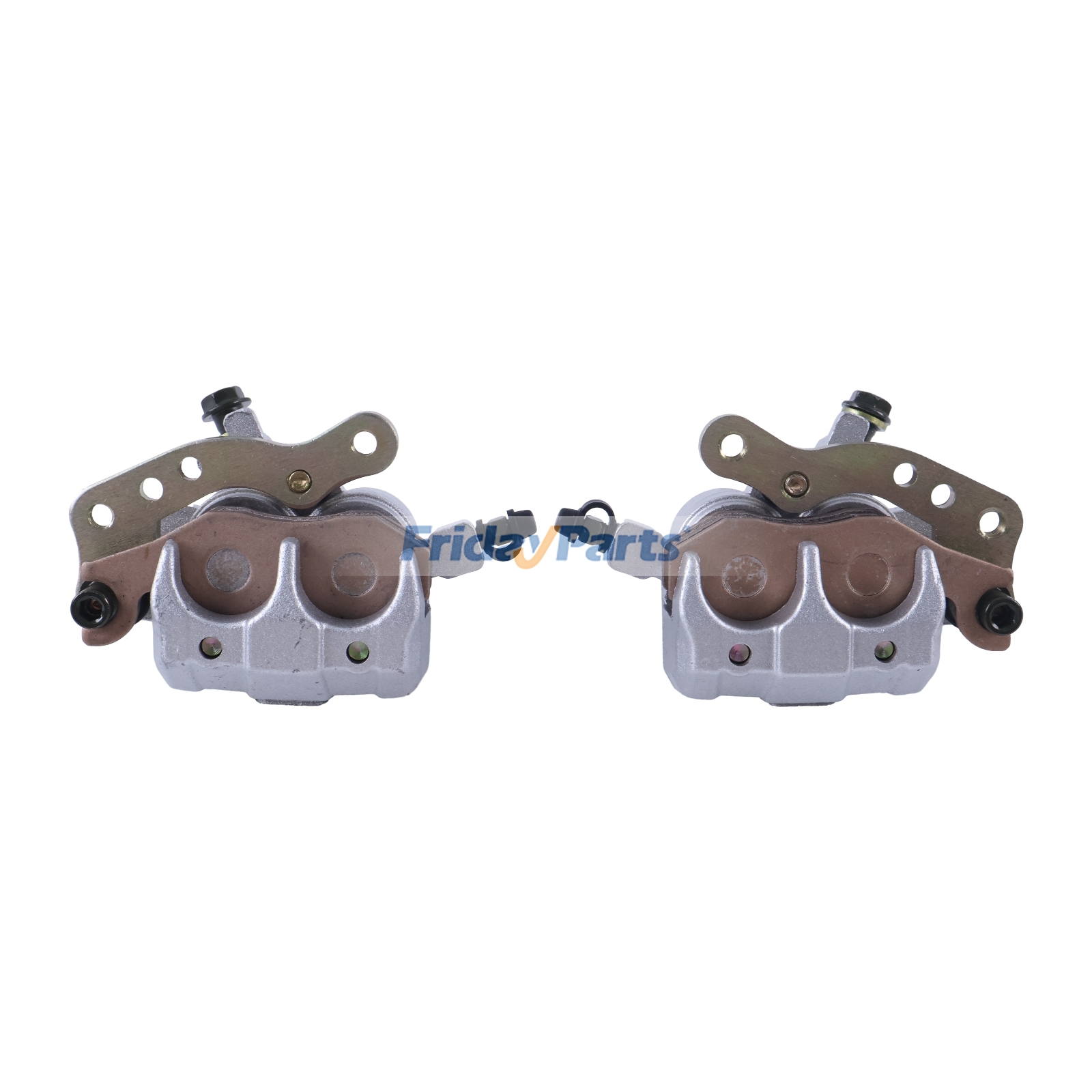 Vordere linke und rechte Bremszange mit Bremsbelag 59300-09F20-999 59100-09F20-999 für Suzuki ATV LTR450 LTF500 LTA500 1998-2009für Für Suzuki