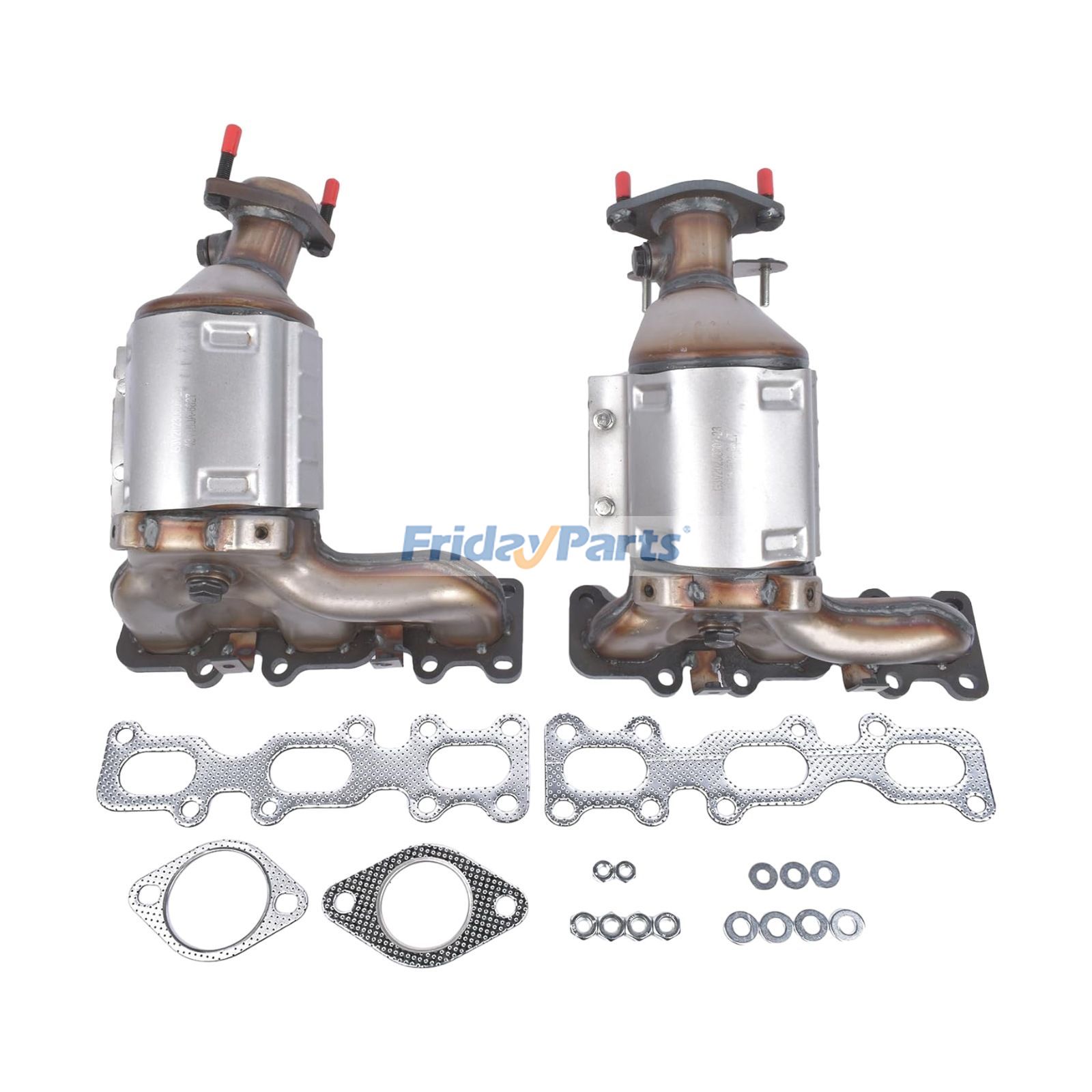 Front Left & Right Catalytic Converter 674255 674256 for Ford Explorer FLEX Taurus Lincoln MKS MKT MKZ 2013-2019