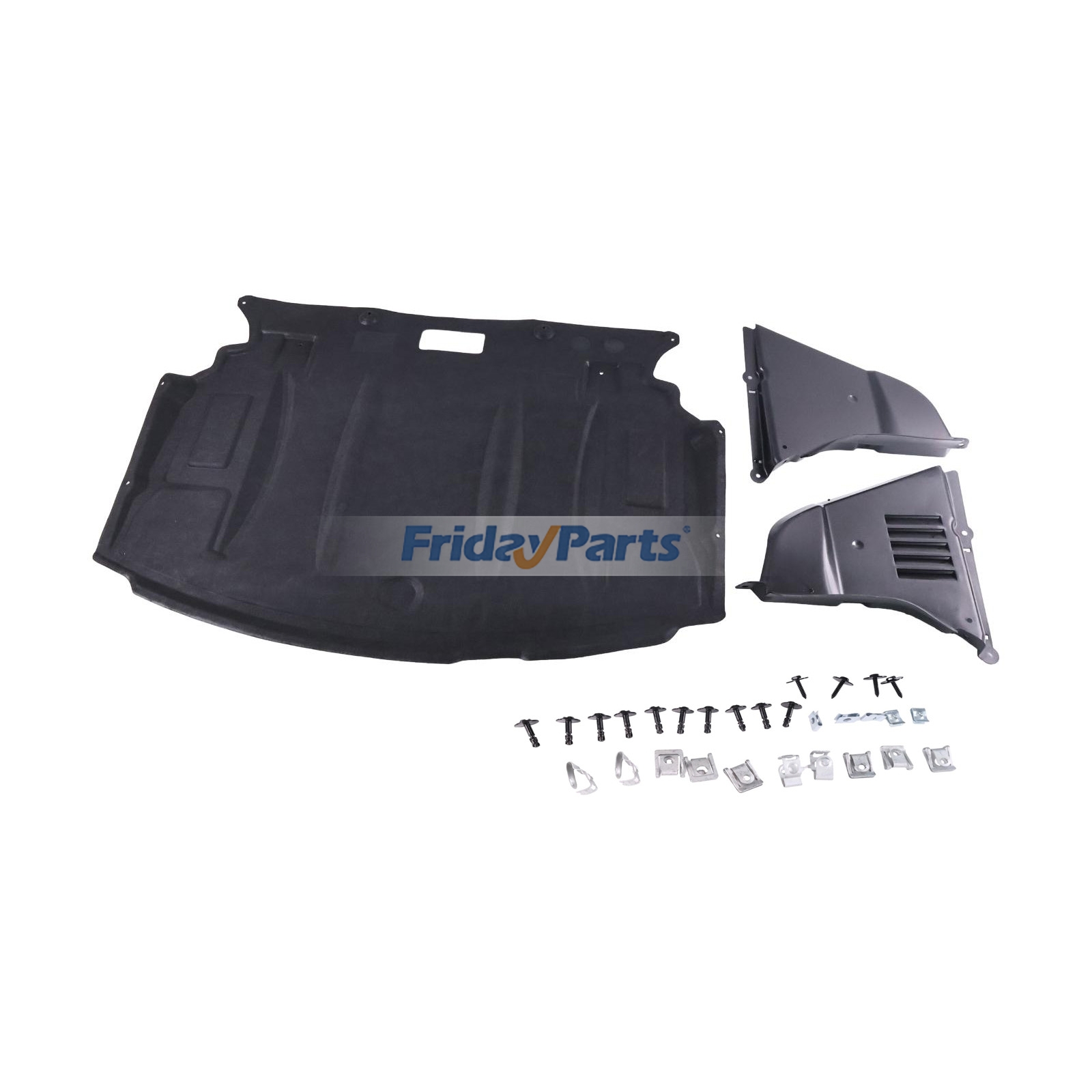 Front Lower Engine Splash Shield Guard Cover Kit for BMW 525i 528xi 535xi 528i 530i 535i 550i