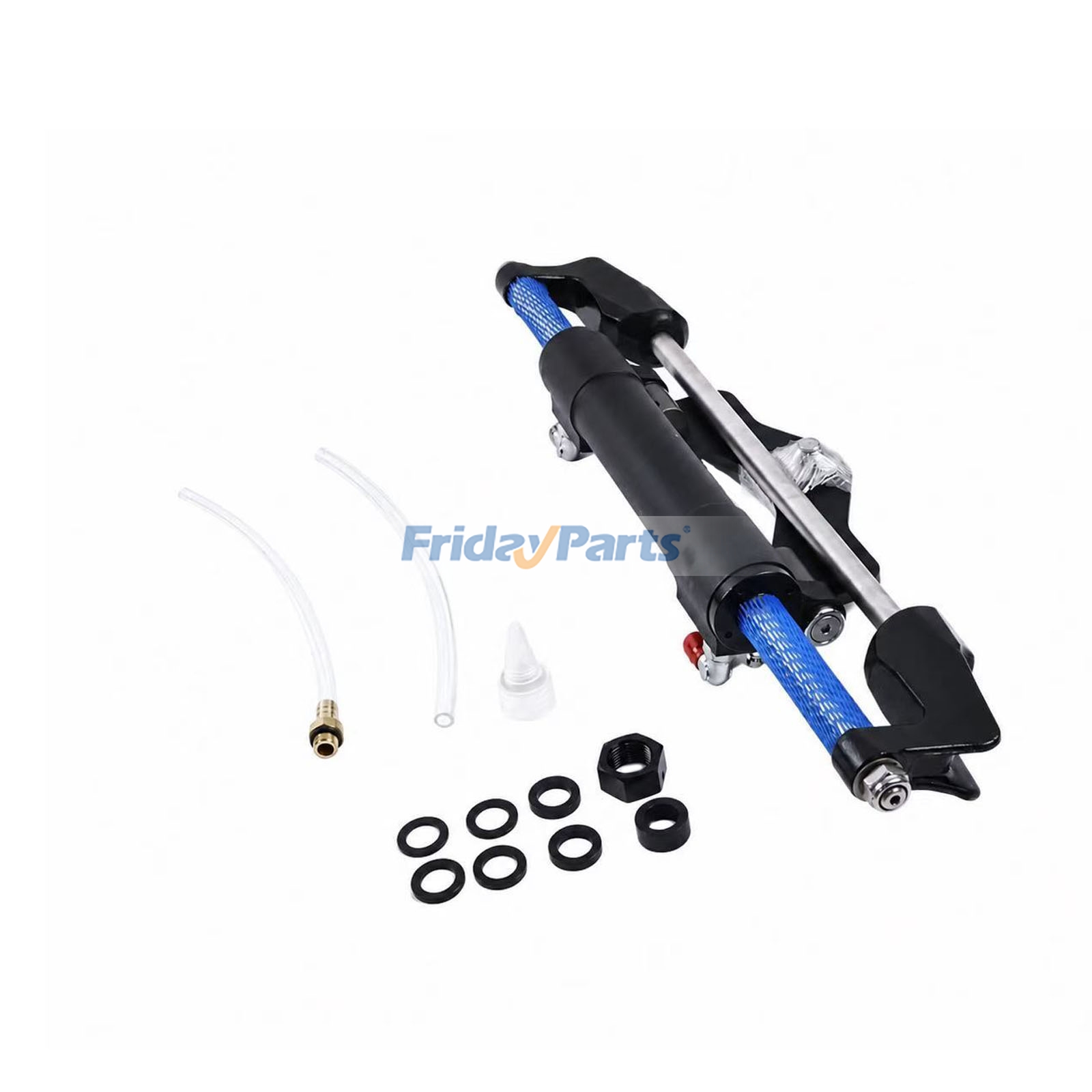Front Mount Hydraulic Outboard Steering Cylinder Ram compatible with Engine,Marine