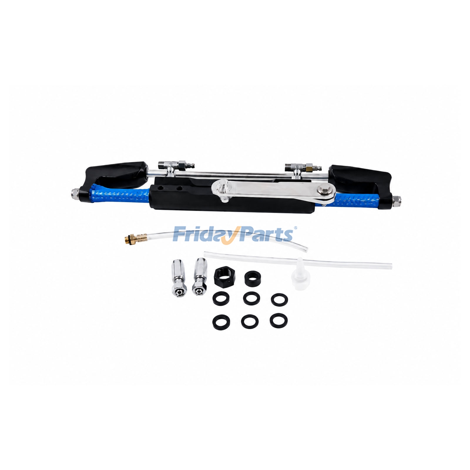 Front Mount Hydraulic Steering Cylinder compatible with Engine,Marine