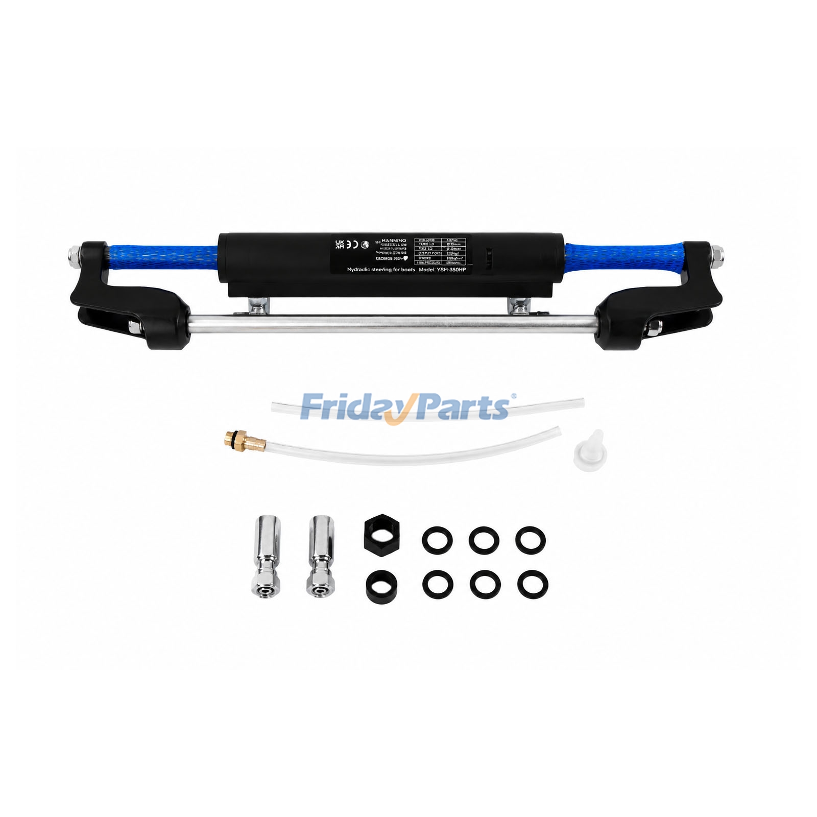 Front Mount Hydraulic Steering Cylinder UC128 43231N for Mercury 135HP 150HP 175HP 200HP 225HP 250HP Yamaha F70 F200 F225 F250 F300 Outboard Engine