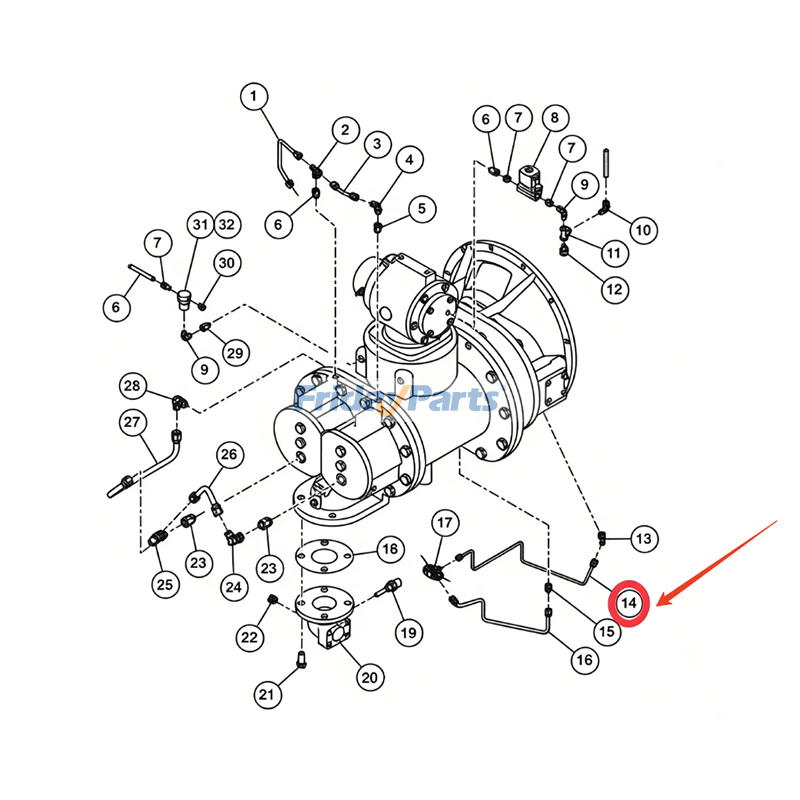 Front Oil Seal Tube for Air Compressor