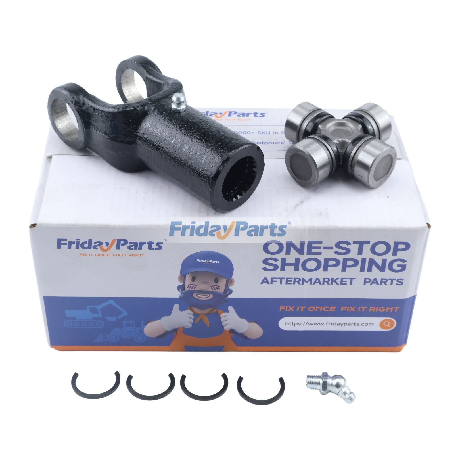 フロントプロペラシャフトヨーク＆Uジョイントキット 3235402 2203698 ポラリス スポーツマン 570 2014-2021用