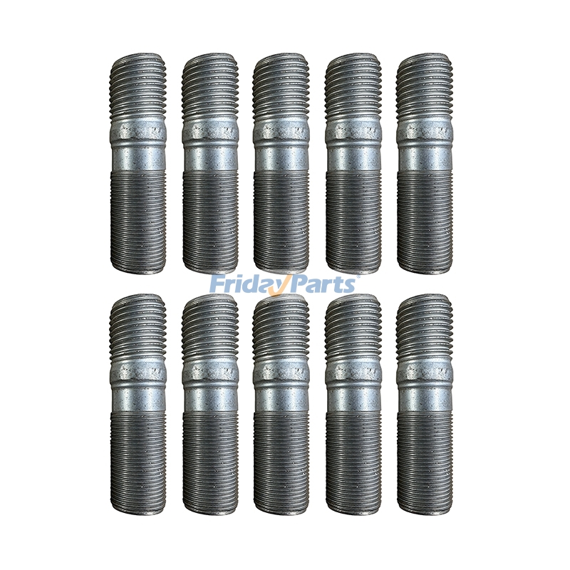 10 Pieces Front & Rear Axle Stud D142986 for CASE Tractor MX100 MX110 MX120 MX135 MX150 MX170 Loader 580L 590L 680L 780D W14C