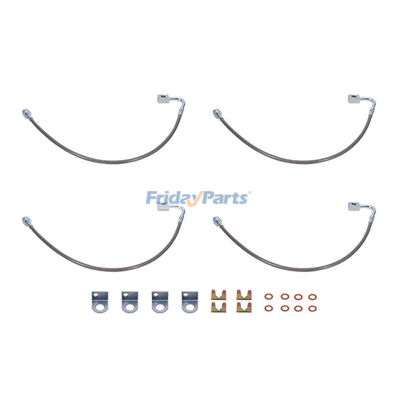 Vordere und hintere Bremsleitungen LW72CR für Jeep Wrangler 2007-2018