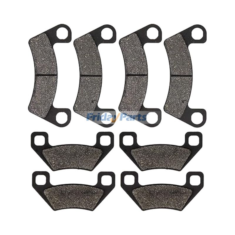 Front & Rear Brake Pad Set 1436-811 2502-217 for Arctic Cat Textron Wildcat Sport 700 2015-2019