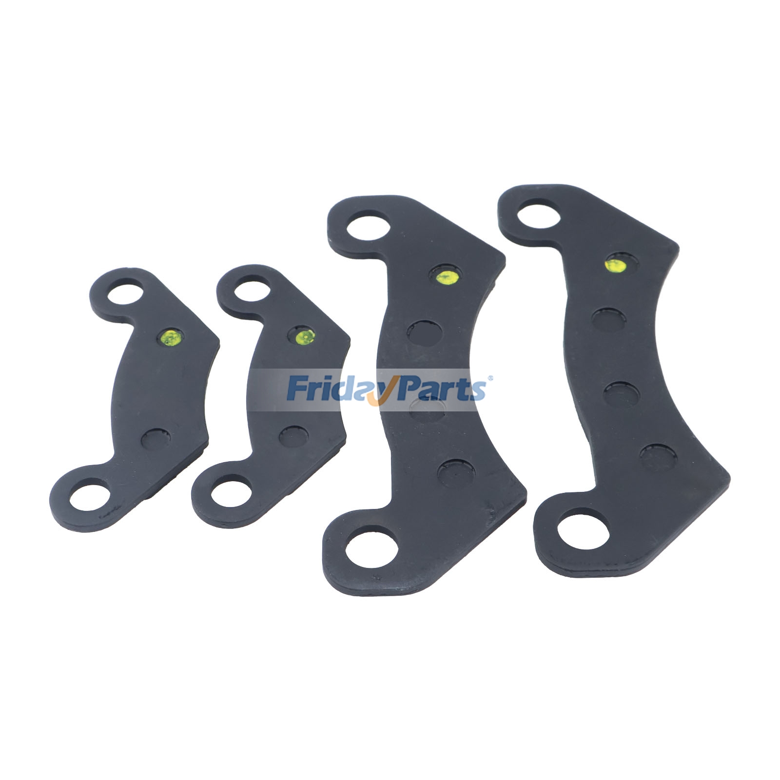 Jogo de pastilhas de freio dianteiras e traseiras AM141182 AM140607 para John Deere UTV Gator XUV 625i 825i 825E 825M 855D 855E 855M FridayParts