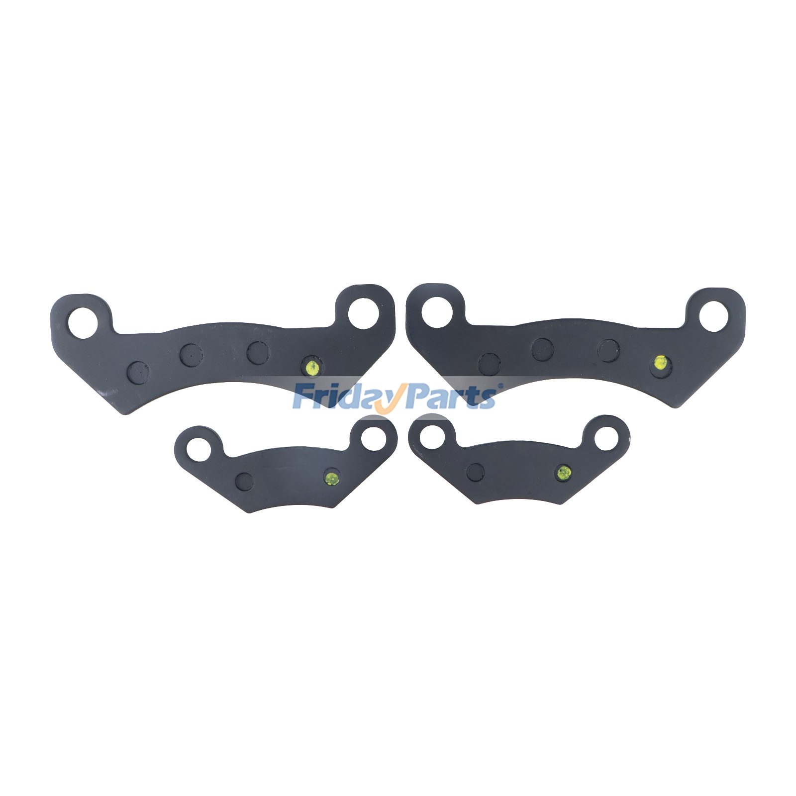 Compre Jogo de pastilhas de freio dianteiras e traseiras AM141182 AM140607 para John Deere UTV Gator XUV 625i 825i 825E 825M 855D 855E 855M na FridayParts