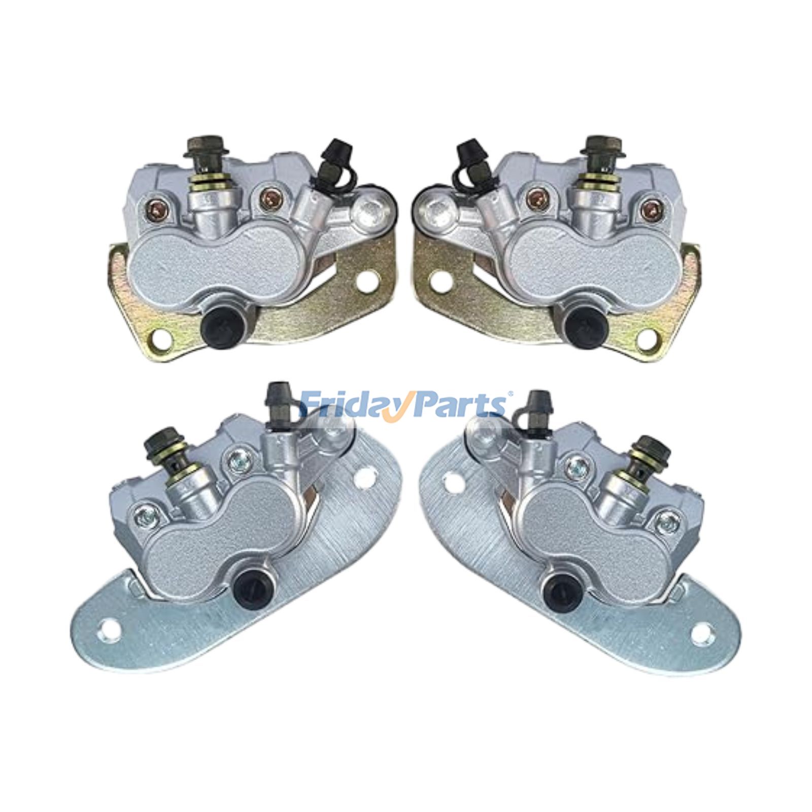 Étrier de frein avant, arrière, gauche et droit avec plaquettes pour Yamaha Rhino 700 YXR700 2008-2013