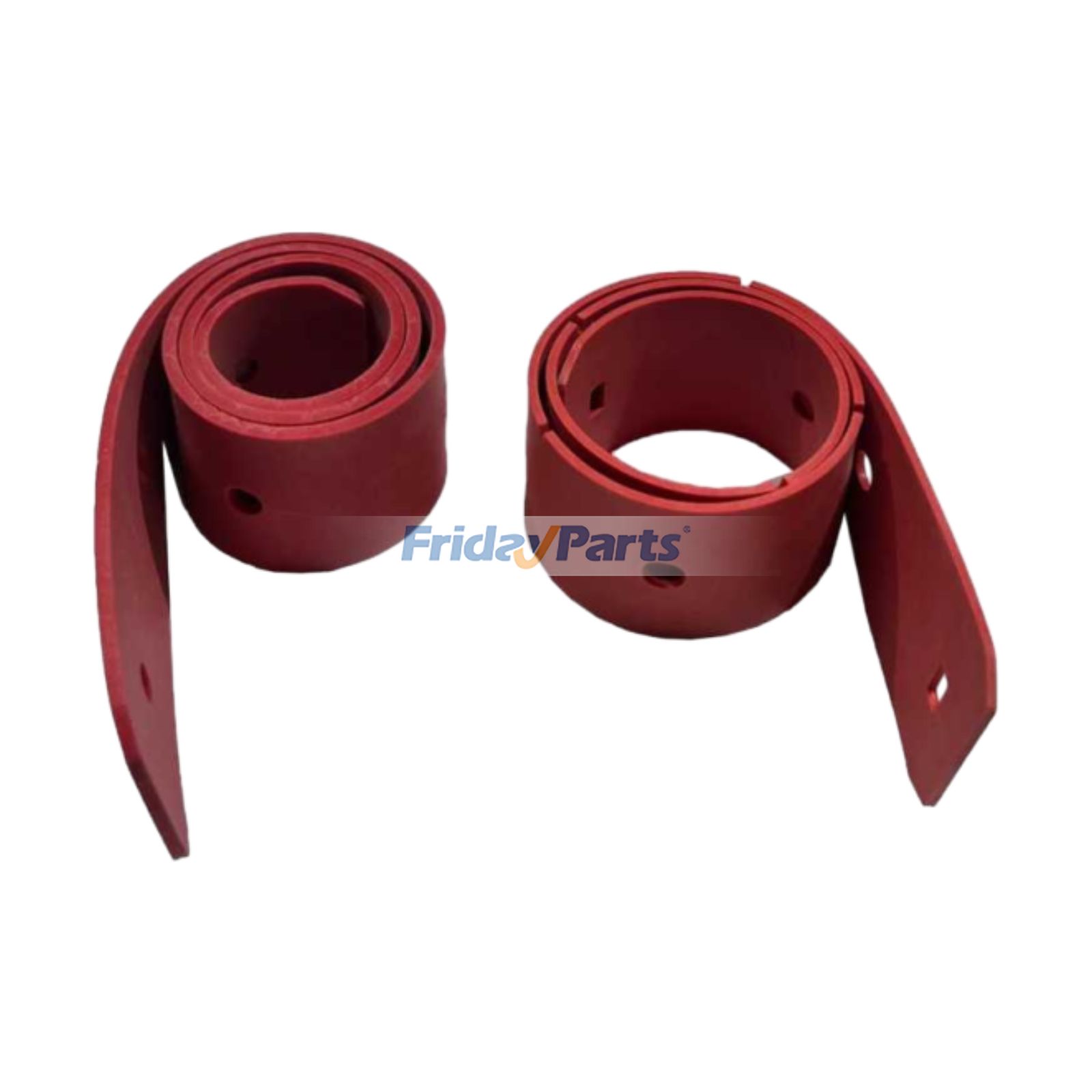 Front & Rear Squeegee Blade Red Gum Rubber Kit 9100000302 for Nilfisk SC351 Clarke Vantage 14 Scrubber