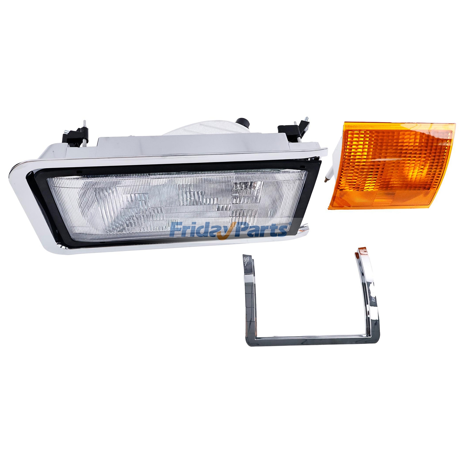 Prawy przedni reflektor 25154253 do ciężarówki Mack CH600 CH612 CH613 1990-2006 CL600 1992-1999 CL700 1993-2007