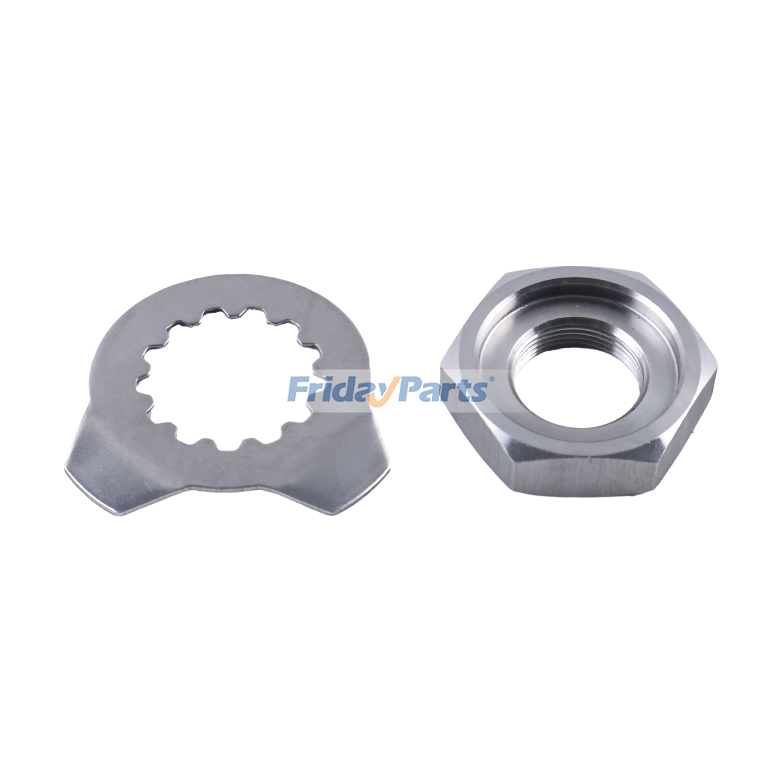 Tuerca de bloqueo del piñón delantero con arandela de sujeción 90215-21256-00 90179-18020-00 para Yamaha ATV Raptor 660R 2001-2005