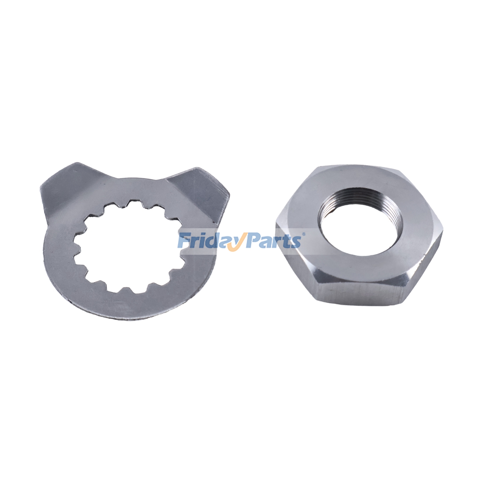 Tuerca de bloqueo del piñón delantero con arandela de sujeción 90215-21256-00 90179-18020-00 para Yamaha ATV Raptor 660R 2001-2005 Para Yamaha