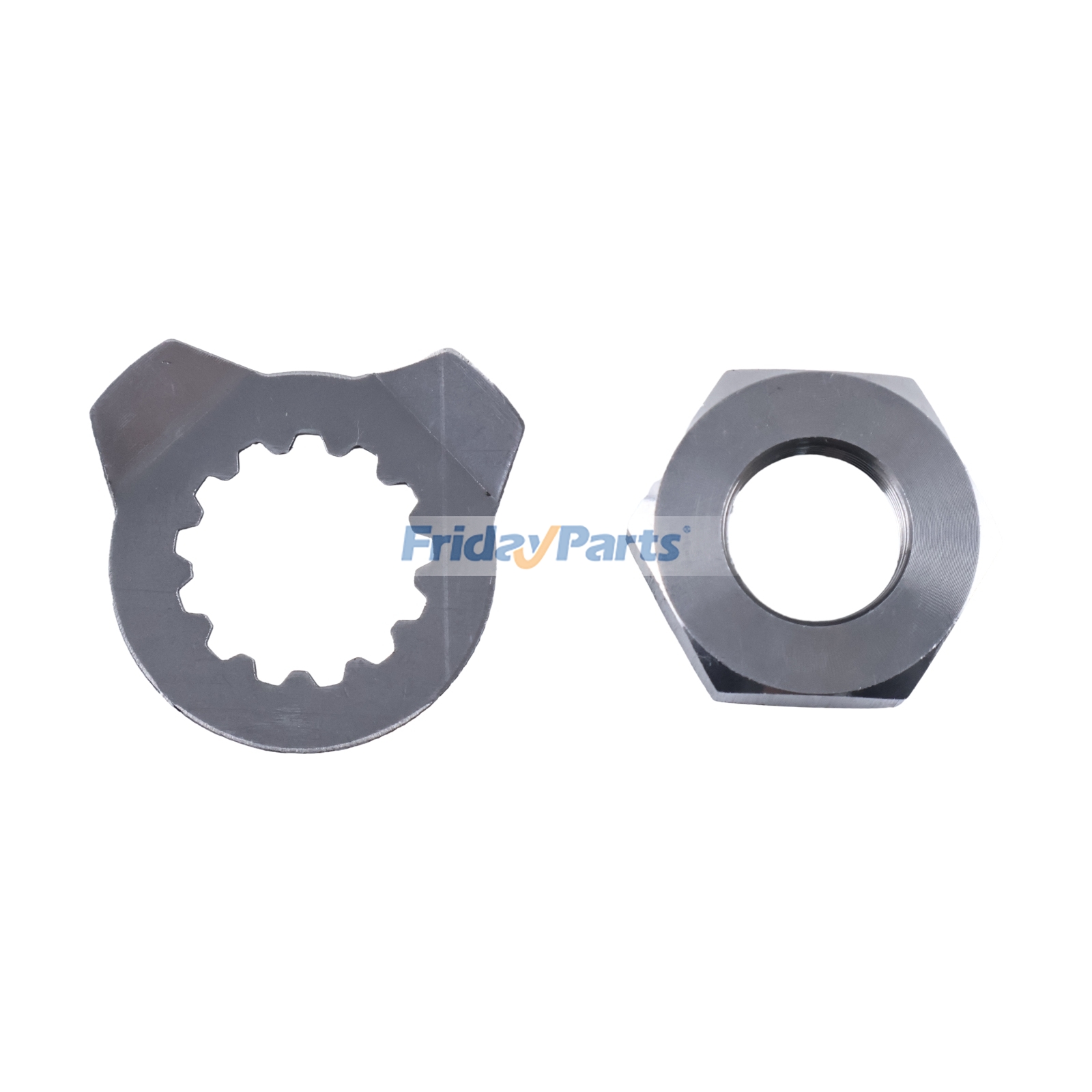 Tuerca de bloqueo del piñón delantero con arandela de sujeción 90215-21256-00 90179-18020-00 para Yamaha ATV Raptor 660R 2001-2005 de FridayParts