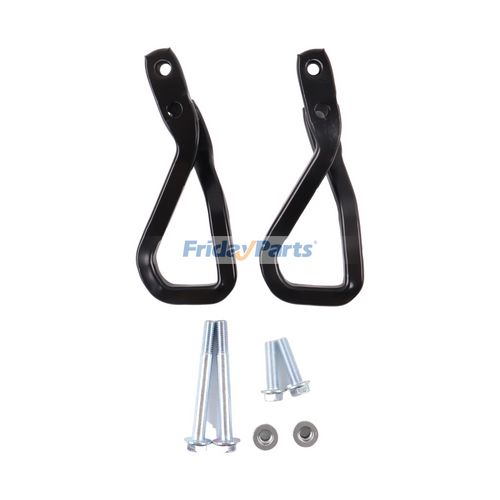 Front Chrome Tow Recovery Hooks With Bolts For GMC Sierra 1500 2019-2022 (84195902)
