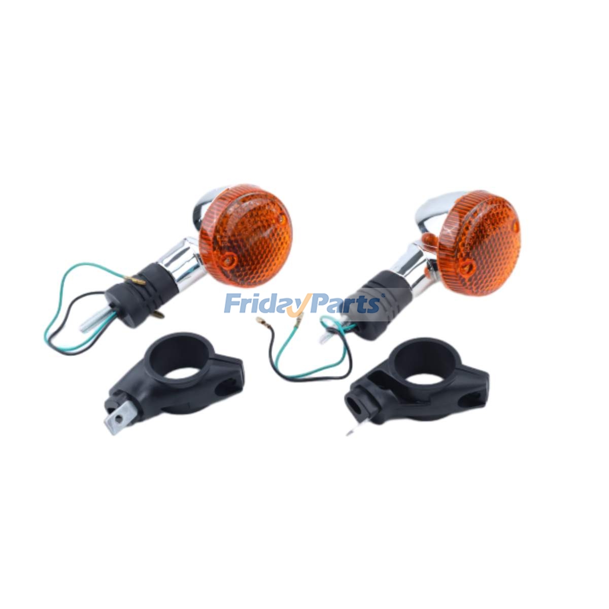 1 Par de Piscas Dianteiros Direitos 23037-0097 para Motocicletas Kawasaki VN900C7F VN900C8F VN900C9F VN900C9FA VN900CAF VN900CAFA VN900CBF VN900CBFA para Motocicleta