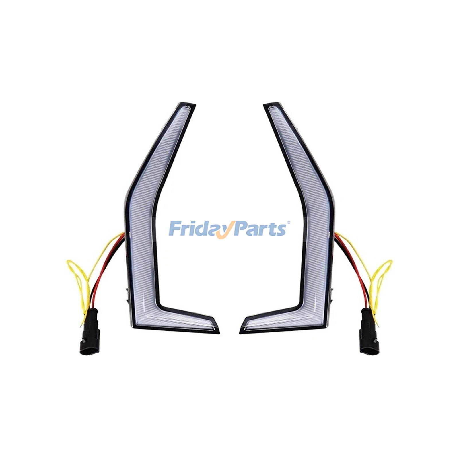 Front Turn Signal Light Set WM-ATV34-Y for Kawasaki UTV Teryx KRX 1000 KRF1000 2020-2024