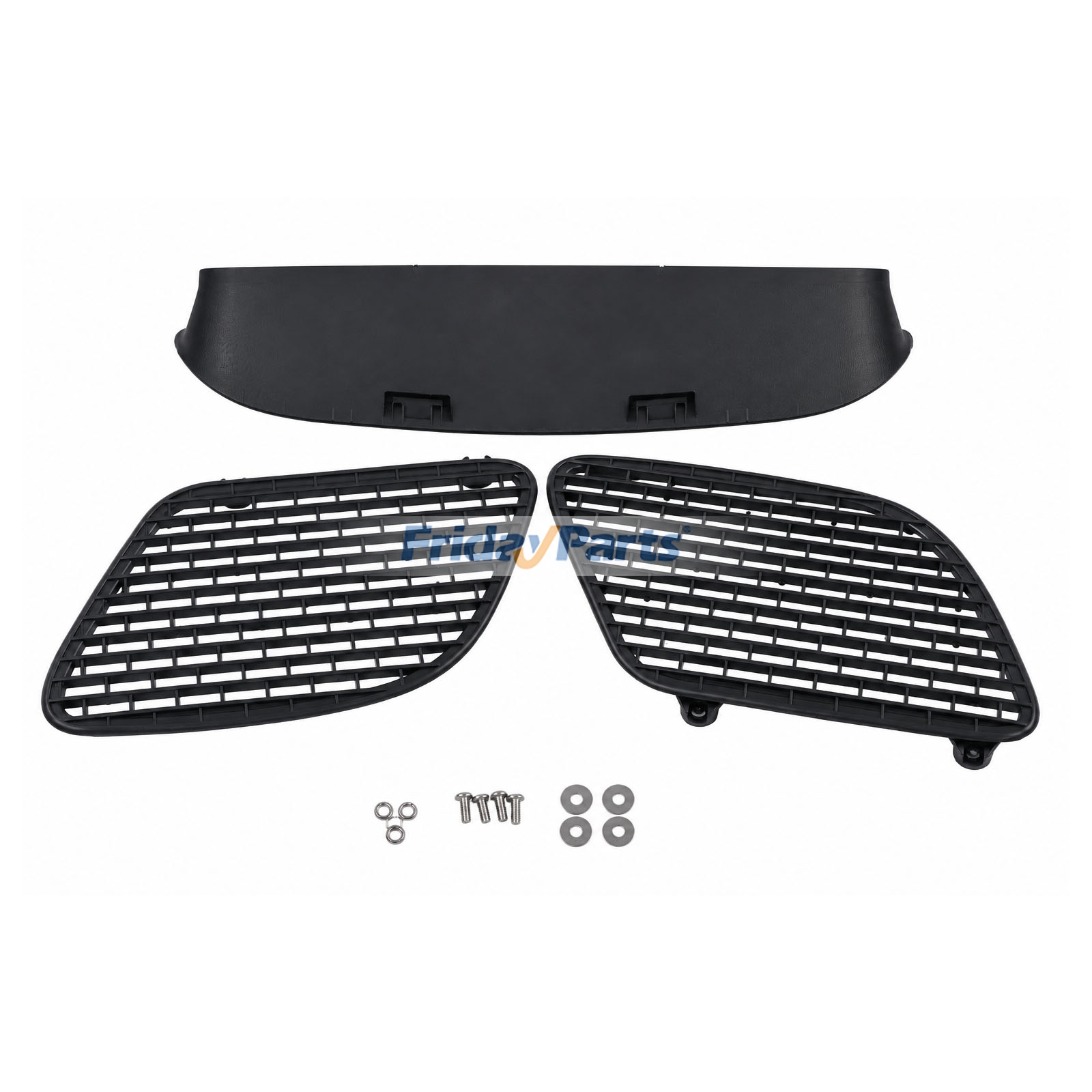Front Upper Hood Bezel Scoop Grille Set 68184352AB 68184353AB 68184348AD for Dodge Challenger 2015-2023