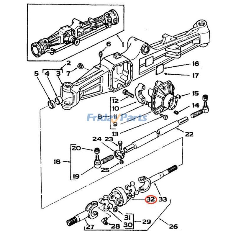 Drive Shaft Body for Loader